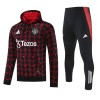 Manchester United Hoodie Training Huppari 2024-25 Punainen